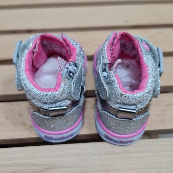 Skechers Twinkle Toes Shuffles Chatter High Top - Picture 8 of 9